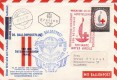 30. Ballonpost Wien 27.10.1963 Rot Stempel 100 J. Rotes Kreuz
